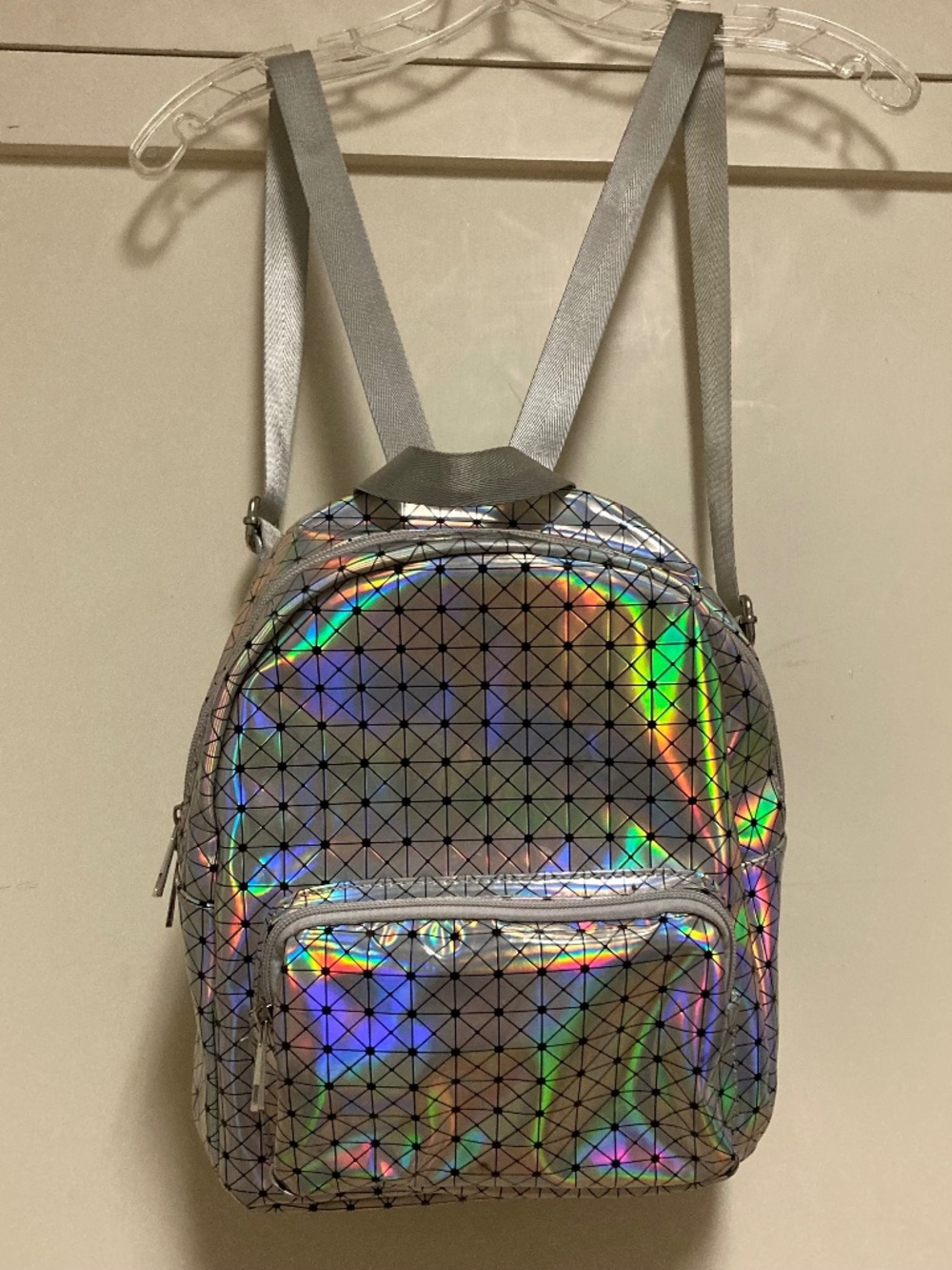 Holographic Mini Backpack by Olivia Miller